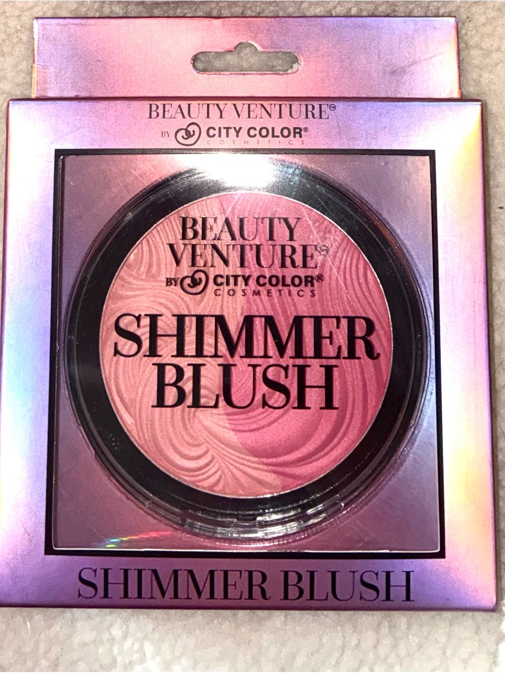 City Color Beauty Venture Oversized Shimmer Blush - Pink Duo
